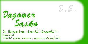 dagomer sasko business card